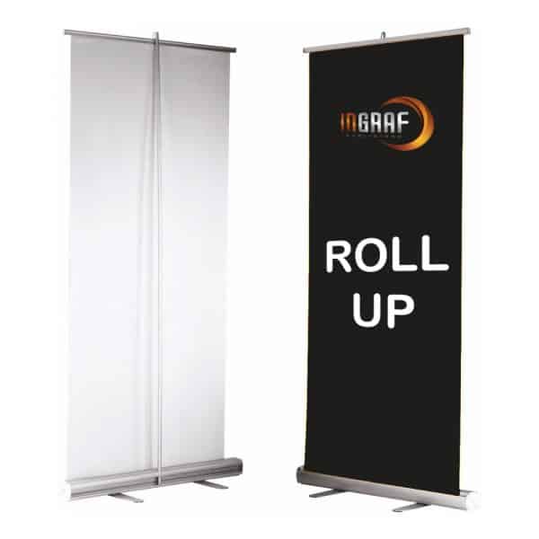 Roll up display Aluminio 80 cm