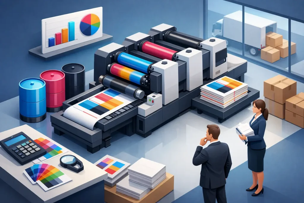 Impresión offset para empresas: cuándo conviene