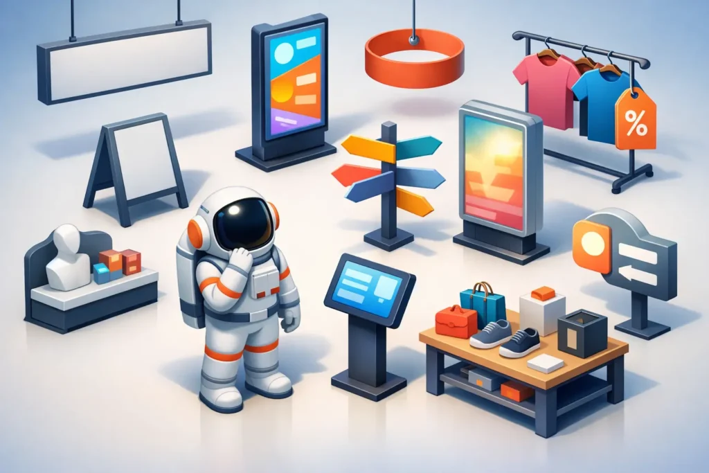 10 ejemplos de señalización para tiendas